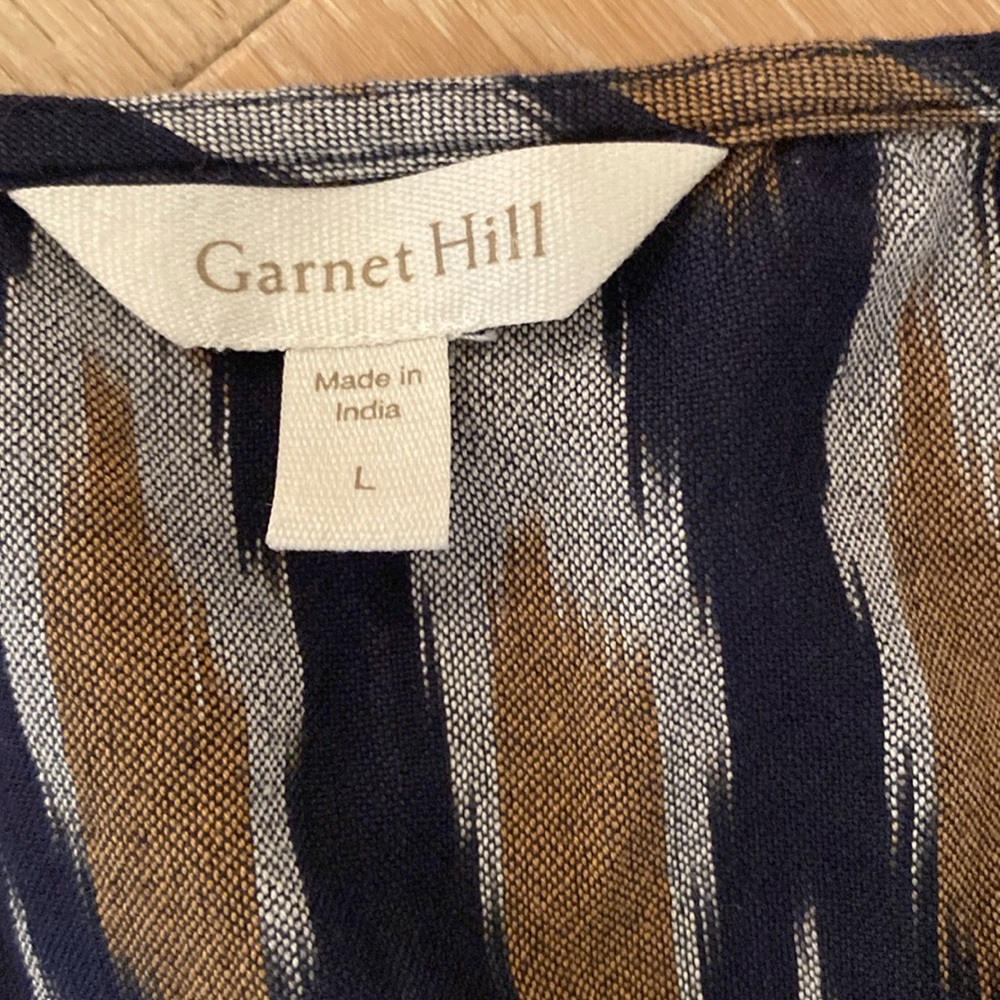 Size Large thin light weight fabric dress. By Garnet Hill.